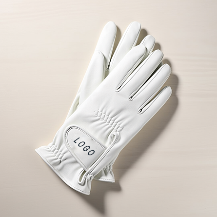 Nieuw design golfhandschoenen met hoogwaardig Cabretta-leer