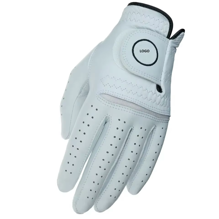 OEM Hot Sale Cabretta lederen golfhandschoenen van hoge kwaliteit op maat