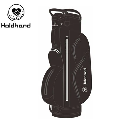 Pas de kleur aan Logo Kleur Heet ontwerp Pu-leer Materiaal Golfkartas