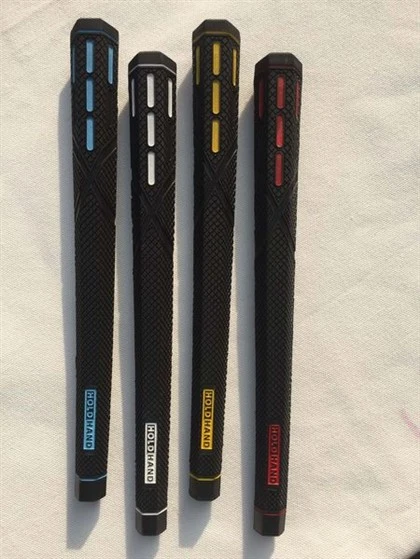 Golf Iron Grip – Zwart rubber met geoptimaliseerde anti-slip grip met textuur