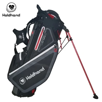 Hoogwaardige OEM-golftasfabriek - Lichtgewicht standaardtas met dubbele riem, logo-opdruk en aanpassing van borduurwerk