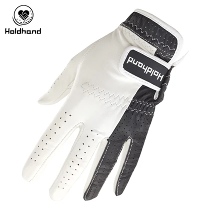 Hoogwaardige anti-slip, zacht aanvoelende, hoge-kwaliteit PU-leren golfhandschoenen tegen fabrieksprijs voor OEM.