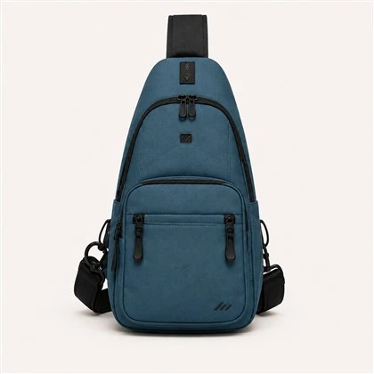 Blauwgroen Crossbody Sling Bag