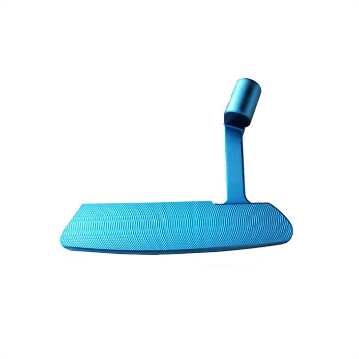 Full CNC Milled Golf Putter Head With Blue PVD Forged Golf Putter Head