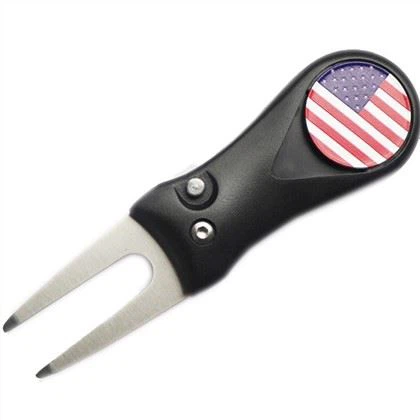 Draagbare Aangepaste Golf Ball Marker Divot Repair Tool