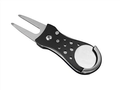 Roestvrijstalen multifunctionele opvouwbare golf automatische divot-tool