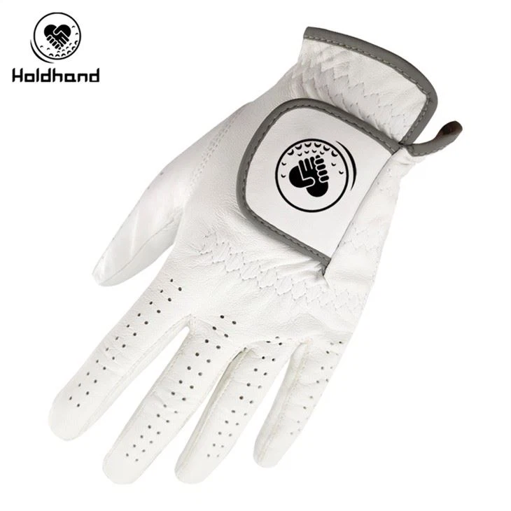 OEM Anti Slip PU Leather With Lycra Golf Gloves