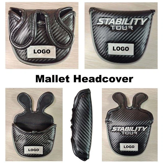 Petate Design PU Leather Putter Headcover With Embroidery Logo OEM Brand