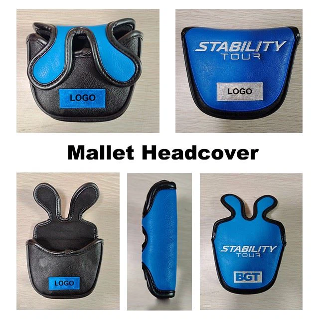 Petate Design PU Leather Putter Headcover With Embroidery Logo OEM Brand