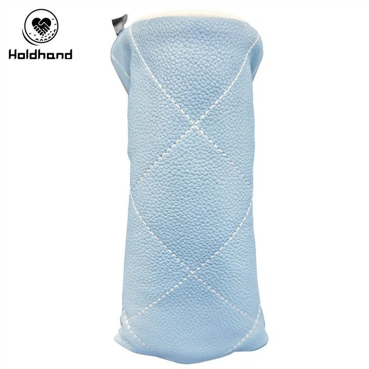Sky Blue Stylish Custom PU Leather Custom Pattern Golf Blade Putter Headcover