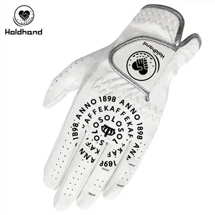 Bestverkopende Fabricage Custom Design Hoge kwaliteit PU lederen golfhandschoenen Letter Design