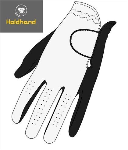 Aangepaste Premium Cabretta-golfhandschoenen