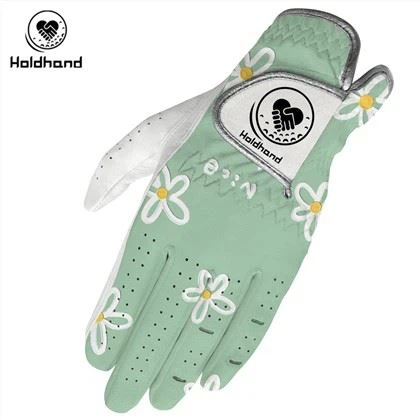 Beroep Ontwerp Superieure kwaliteit Custom Logo PU golfhandschoenen OEM