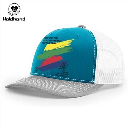 Trucker Hat Mesh Baseball Cap Verstelbare Snapback Custom Pattern Design
