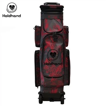 Groothandel Custom Design Kleurrijke Golftas Lederen Custom Designs Golf Staff Bag