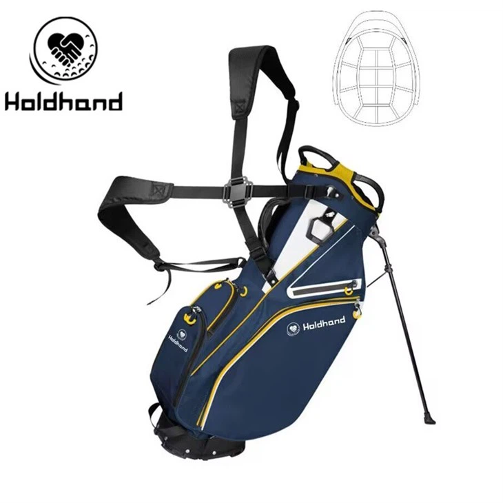 New Design Golf Stand Bag Customize Pu Leather Waterproof